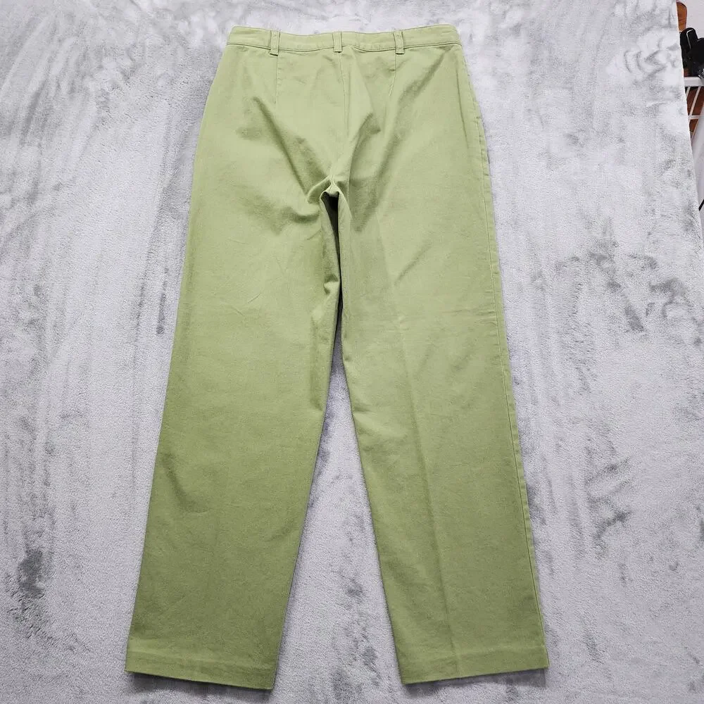 Vintage Christopher & Banks High‎ Rise Tapered Jeans Size 6 Green Stretch Denim